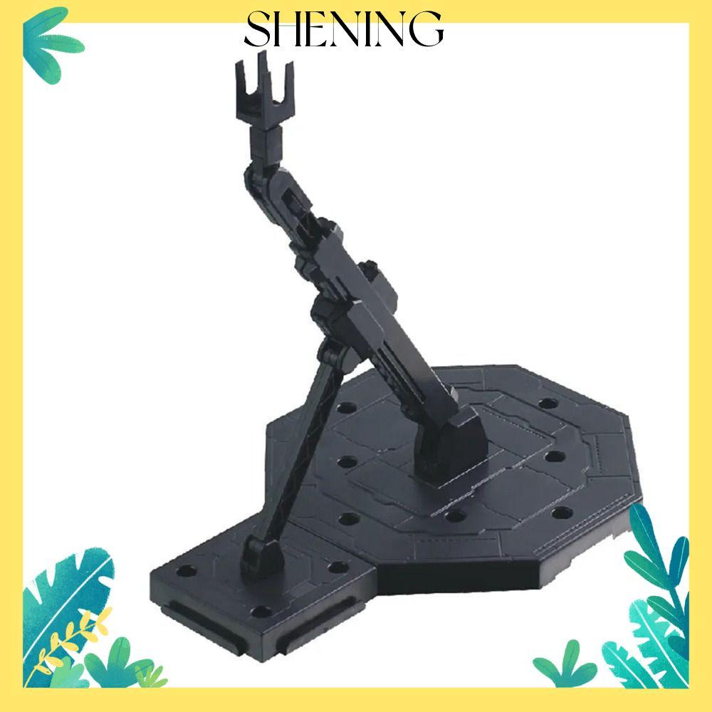 SHENING ขาตั้งจอแสดงผล,รูปหุ่นยนต์ MG HG BB 1/144 1/100 รุ่นรูปวงเล็บ,ทําด้วยมือพลาสติกตัวเลขเกมรูปฐาน