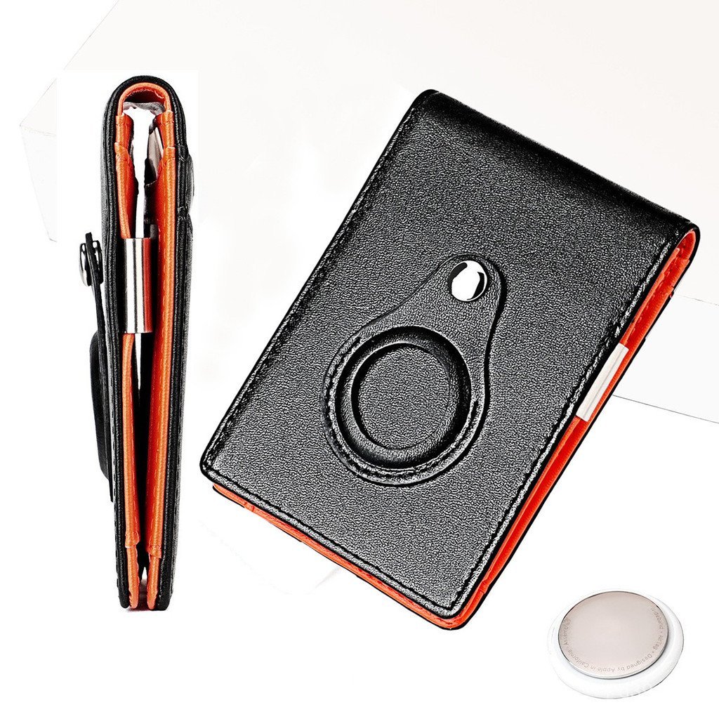 กระเป๋าสุภาพสตรีขนาดเล็ก หนังแท้ มีฟังก์ชันป้องกันการลบข้อมูลบัตร และคลิปยึดUSD