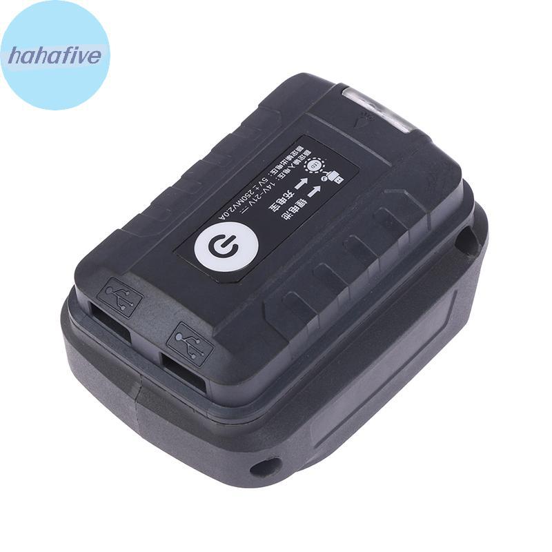 HAHA อะแดปเตอร์โคมไฟ LED ไฟฉาย USB เครื่องชาร์จโทรศัพท์มือถือสําหรับ Makita 18V แบตเตอรี่ Li-ion TH