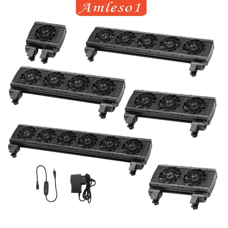 [Amleso1] Aquarium Chiller Cooling System Variable Speed Aquarium Cooling Fan Water Chiller สําหรับก