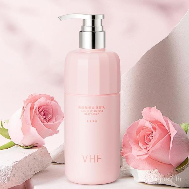 [New]โลชั่นทาผิวขวดสีชมพู VHE มีกลิ่นหอม สดชื่น อ่อนโยน และชุ่มชื้น 400g Moisturizing