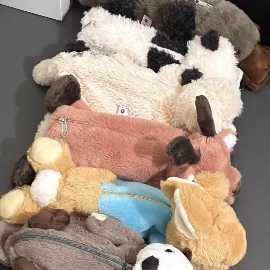 Plus Plush สัตว์เล็กดินสอน่ารักสร้างสรรค์นุ่ม Huhu Niche นักเรียน Nap กระเป๋าเครื่องเขียน Sea Otter 