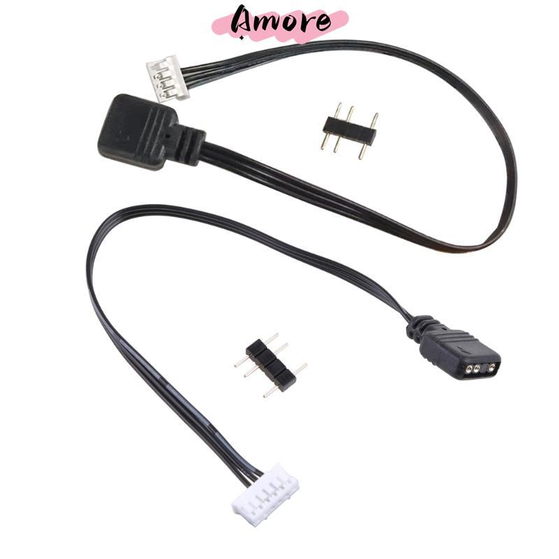 Fan Controller Adapter Cable 4Pin/6Pin to 5V ARGB 3Pin Converter