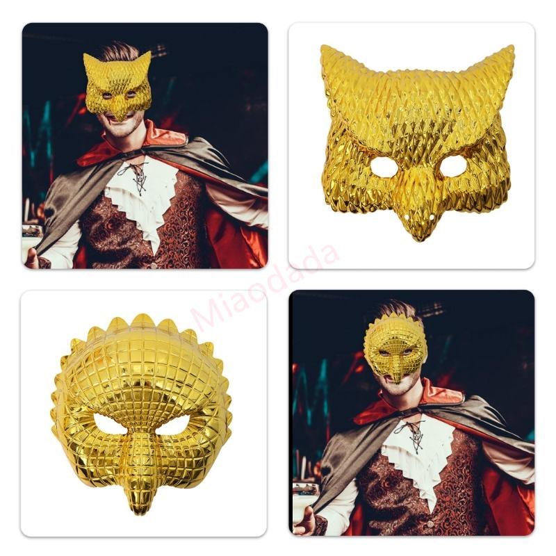 MDD Golden Leopard Adult Masquerade Party คอสเพลย์สัตว์สําหรับปาร์ตี้ฮาโลวีนเครื่องแต่งกาย