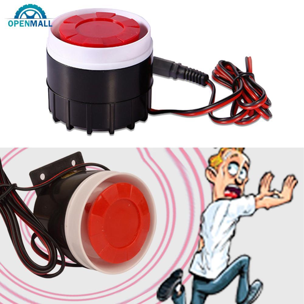 OPENMALL Piezoelectric Buzzer Alarm Horn Anti-theft ALARM แบบมีสาย 12v 24V 220V 120db แบบมีสาย Mini 