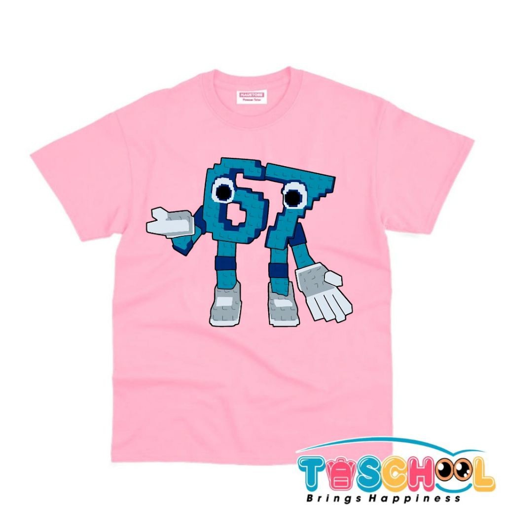 🔥👕 CHILDRENS CLOTHES เสื้อยืด CHARACTER LUCKY BLOCK 67 ROBLOX STEAL AROT - รูปที่ 4