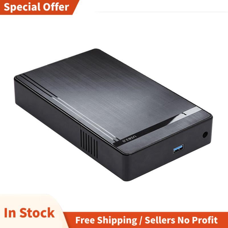 กล่องใส่ HDD กล่องใส่ HDD ภายนอกขนาด 3.5 นิ้วสําหรับ PC Lapop EU PLUG