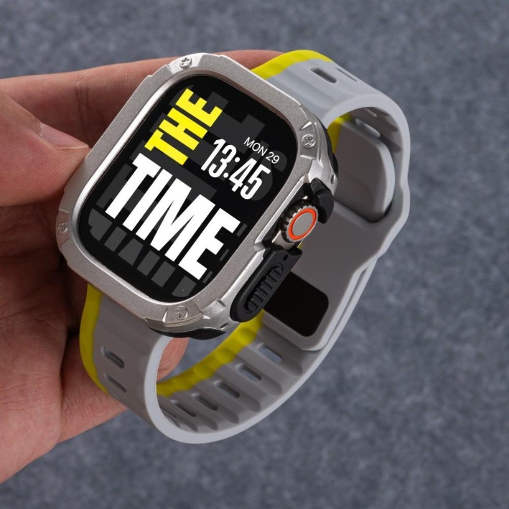 เคส + สายรัดสําหรับ แอปเปิล ดู พิเศษ 3 49 มม. ชุด11/10 42 มม. 46 มม. 44 มม. 40 มม. 45 มม. 41 มม. ฉันดู ชุด 8 9 7 6 5 4 กับ3 - รูปที่ 6