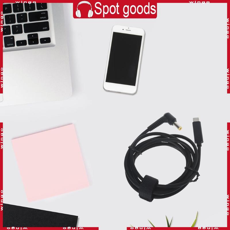 WIN Fast CHARGING USB-C Type-C สําหรับ DC 5 5x2 5 มม.สายชาร์จอุปกรณ์เสริม PD 65W