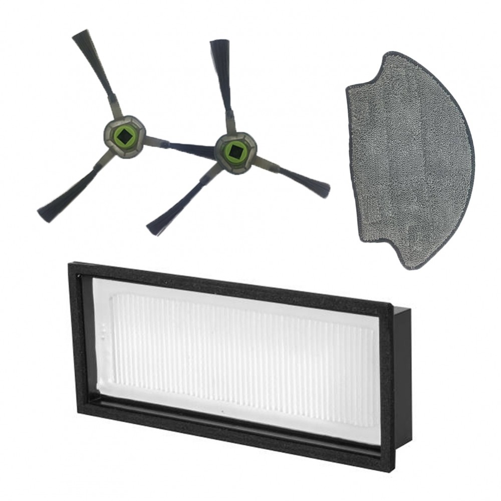Advanced Cleaning Technology with Filter Side Brush Mop Cloth for AUTOBOT Vacuum