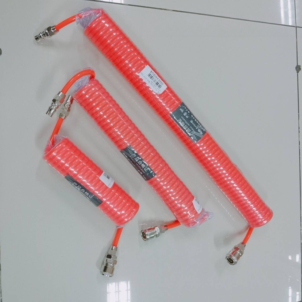 สายลม สายปั๊มลม PU 8mx5mm แบบขดสปริง ยาว 3,6,9 เมตร พร้อมหัวคอปเปอร์ - รูปที่ 6