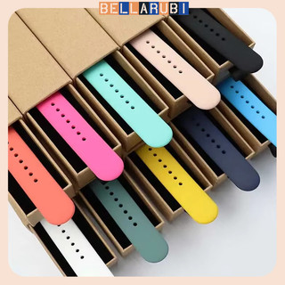 สายยางซิลิโคน for Smart Watch IWatch Ultra/SE 3 2 49 46 Series 11 10 9 8 7 6 45 44 42 41 38mm อุปกรณ์เสริมสายรัดนุ่มกีฬา