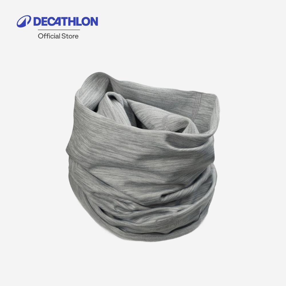 Decathlon Unisex Running Neck Warmer Headband ที่อุ่นคอสำหรับใส่วิ่ง/ผ้าคาดศีรษะอเนกประสงค์ Unisex รุ่น Kiprun - Grey