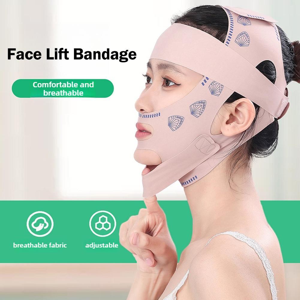 อัพเกรด Face Tape Mask ริ้วรอย Face Lift Up Face V เข็มขัดรูปร่างเทปผ้าพันแผล Face Lifting F7p5