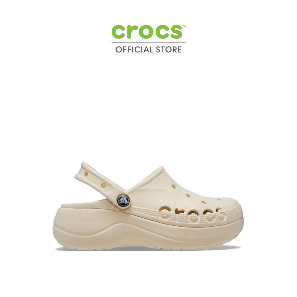 CROCS รองเท้าลำลองผู้หญิง BAYA PLATFORM CLOG รุ่น 20818611S - WINTER WHITE