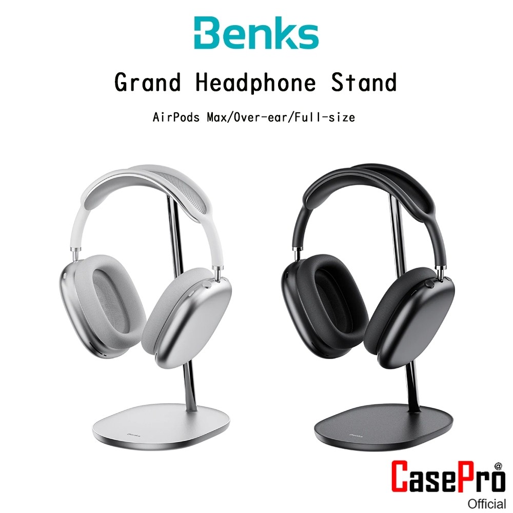 BENKS Grand Headphone Stand ฐานวางหูฟังอลูมิเนียมเกรดพรีเมี่ยม สำหรับ AirPods Max/Over-ear/Full-size