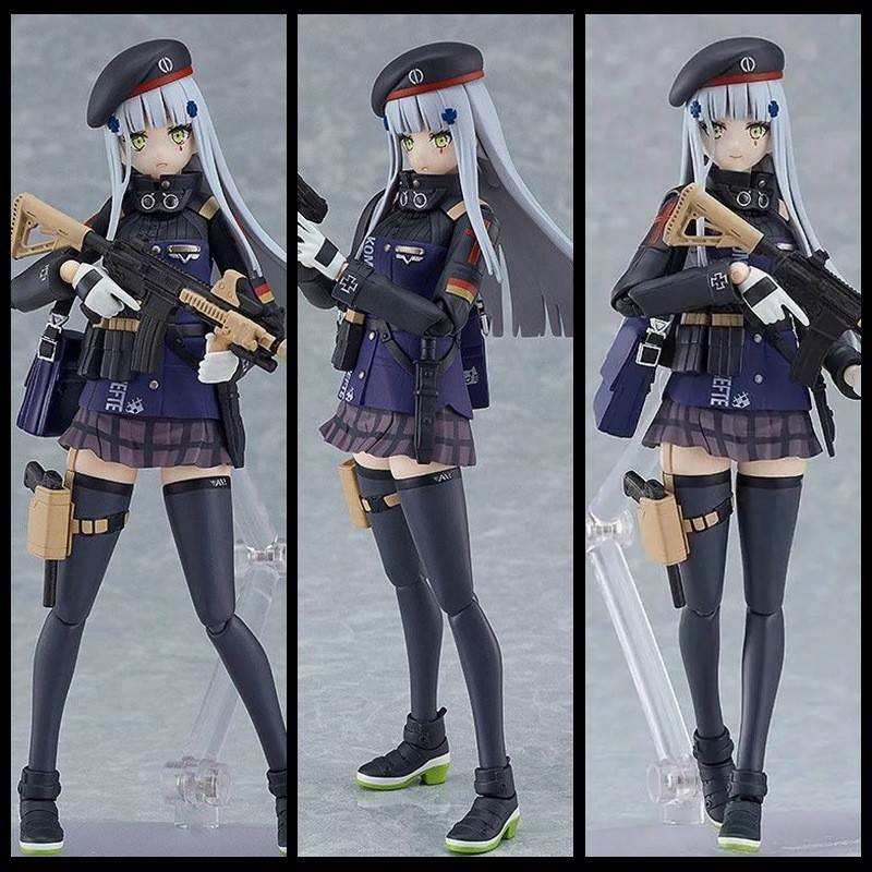 Girls Frontline HK416 Figma Action Figure Assault Rifle 404 Squad Member Figure