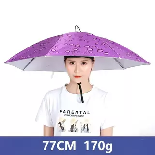 ร่มหมวกกันแดด 2 in 1 แฟชั่น ตกปลา ทำงานสวน กันUV กันฝน ปีกกว้าง สบายกระชับ ไม่ปวดศีรษะ ปล่อยมือทั้งสองข้าง
