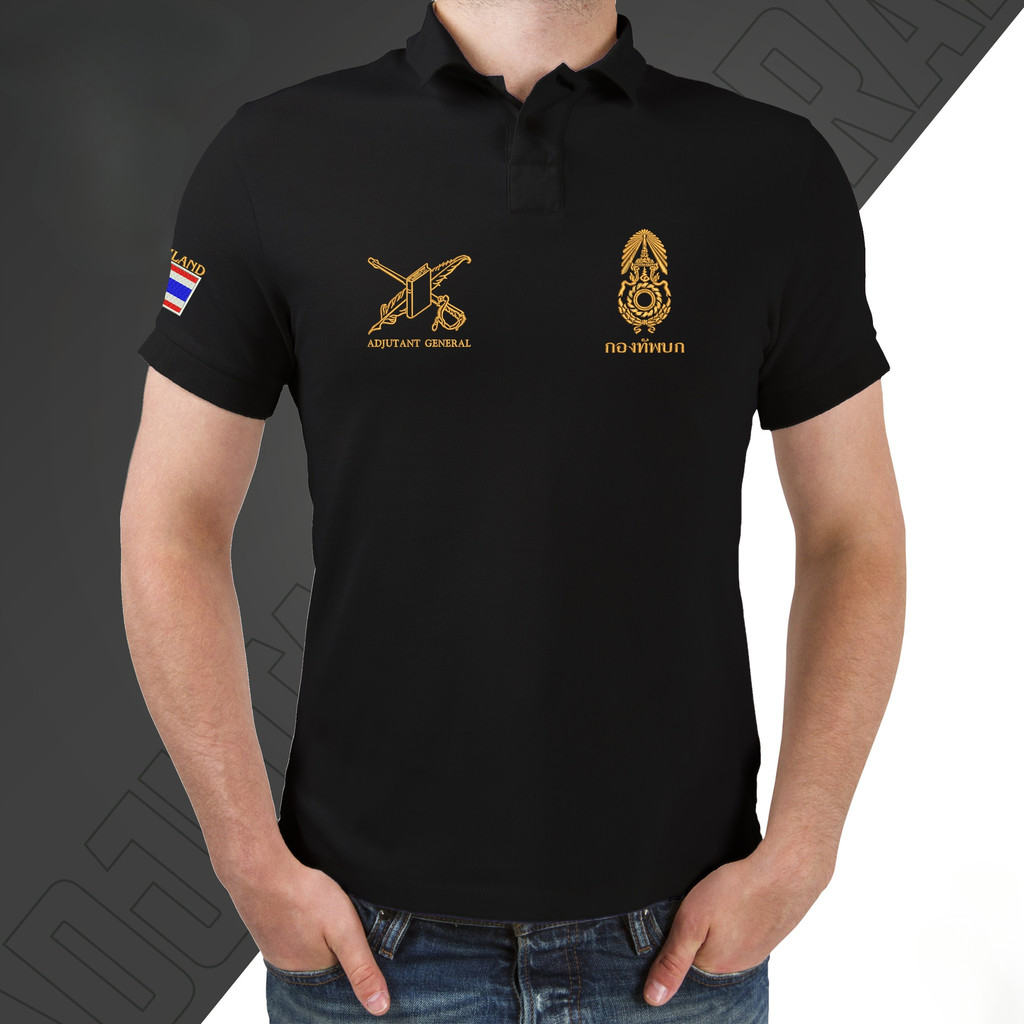 รุ่นพิเศษ พระราช แบบไทย กองทัพบก ชื่อที่กําหนดเองเสื้อโปโล 3ง สไตล์ ไม่จํากัดเพศ ปุ่มใหม่เสื้อโปโล-ฟรีกําหนดเอง