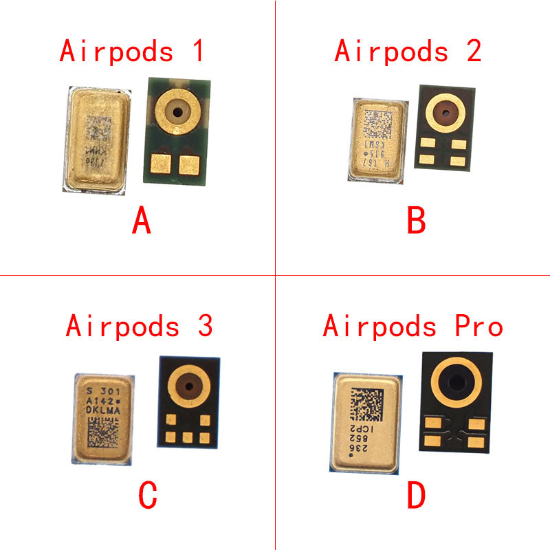 5-10pcs Interal Mic Receiver ลําโพงไมโครโฟนสําหรับ Airpods 1 2 3 4 Pro Pro2 Second Gen 1st 2nd 3rd