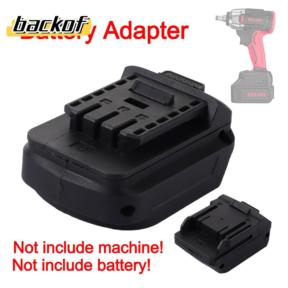MAKITA กลับ ตัวแปลงแบตเตอรี่ลิเธียม, อะแดปเตอร์แปลงพลาสติกอะแดปเตอร์แบตเตอรี่ 2 ใน 1, อุปกรณ์เสริมเครื่องมือไฟฟ้า 18โวลต์ สําหรับ ดู