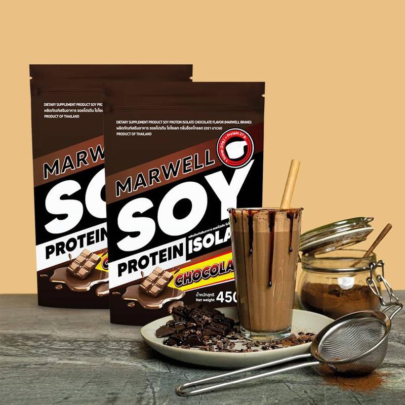 (Live) ซอย โปรตีน ไอโซเลท มาเวล  MARWELL SOY PROTEIN ISOLATED