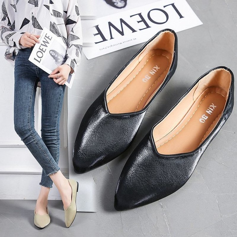 PB3 Max Queen Shallow Mouth Single Women Shoes Casual Ladies Flat Shoes