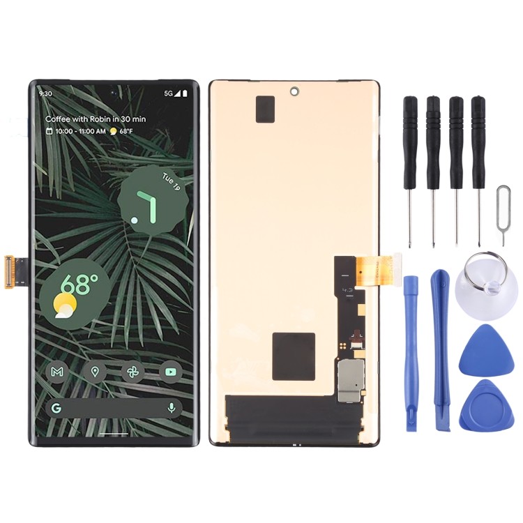 โรงงานขายตรง Ltpo วัสดุ AMOLED หน้าจอ LCD และ Digitizer Full Assembly สําหรับ Google Pixel 6 Pro GLU