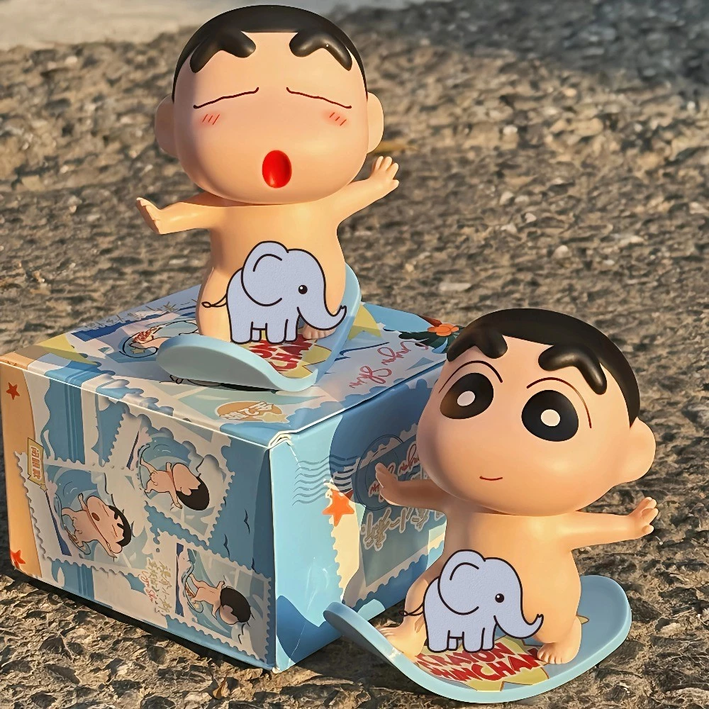 💥 จัดส่งจากประเทศไทย 💥Crayon Shin-chan Surfing คอสเพลย์ Bathe Action รูปอะนิเมะ COD สต็อกตุ๊กตาของเล่นสําหรับของขวัญเด็กคอลเลกชันเครื่องประดับรถบ้านเค้กตกแต่ง Gacha thumbnail 6