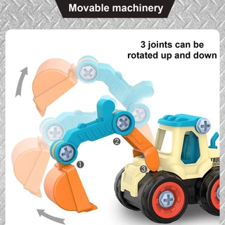 DIY TRUCK engineering series toys รถขุดดินของเล่น รถตักดินของเล่น ของเล่นเด็ก