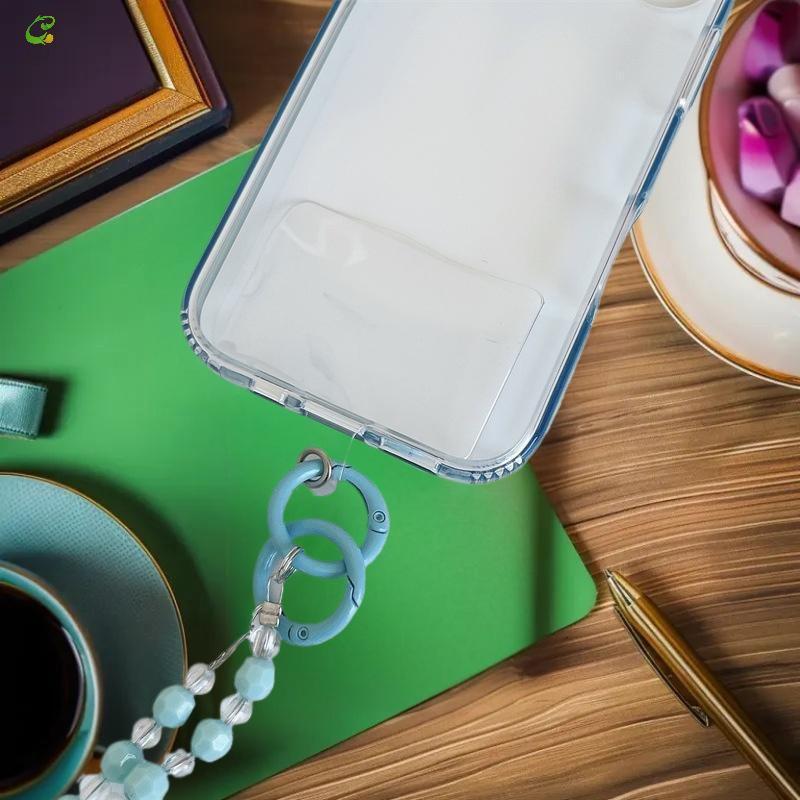 SAMSUNG [PNU] สีสันสีลูกกวาดลูกปัดโทรศัพท์มือถือแขวนโซ่สากลสร้อยคอเชือกแขวนสําหรับโทรศัพท์กระเป๋าCro