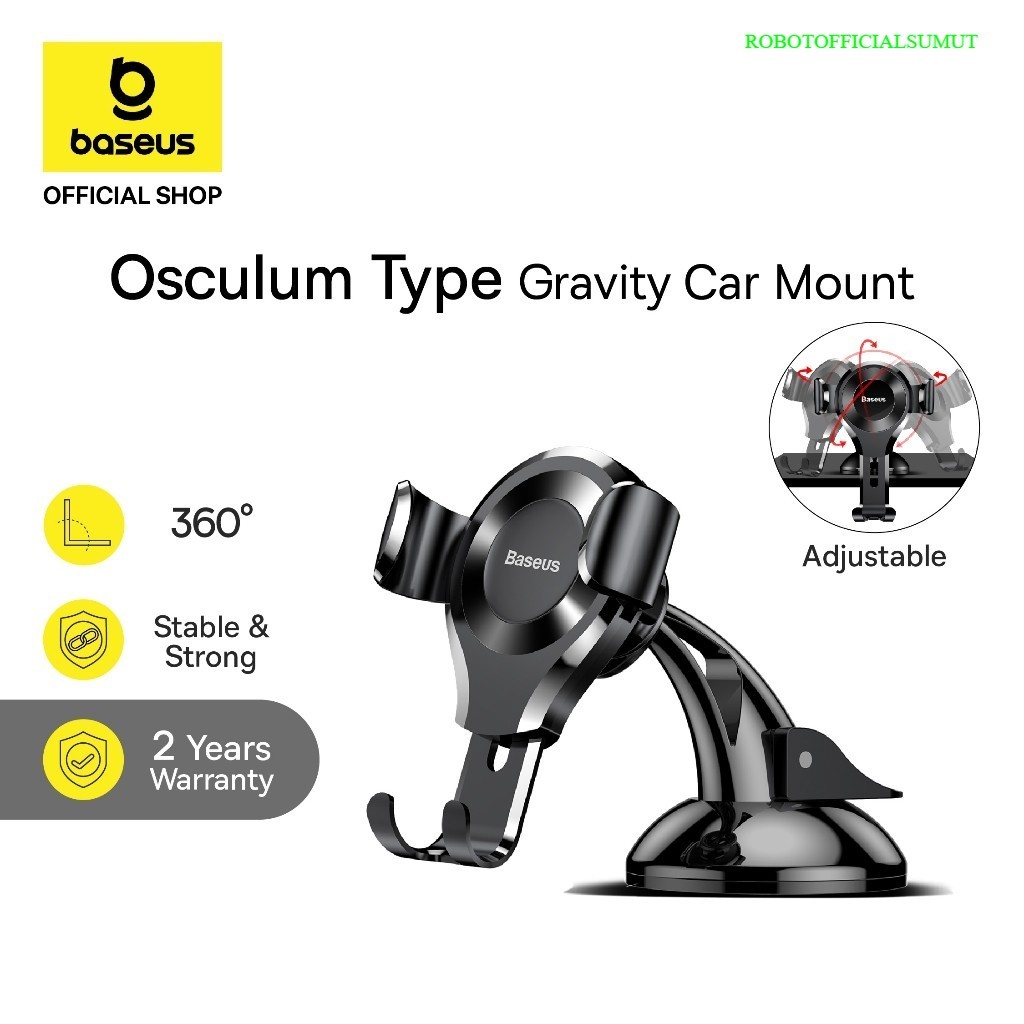Baseus Universal Car Holder Osculum Type Gravity Car Mount Original