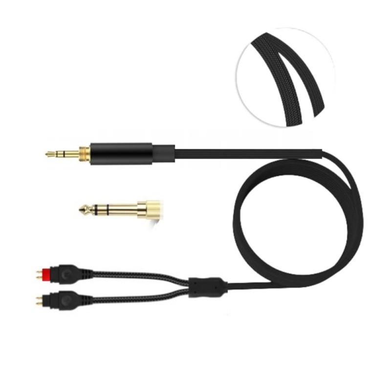 Moon HiFi สายสัญญาณเสียงอะแดปเตอร์ 6 35 มม.สําหรับ HD580 HD600 HD650 HD660 HD660S