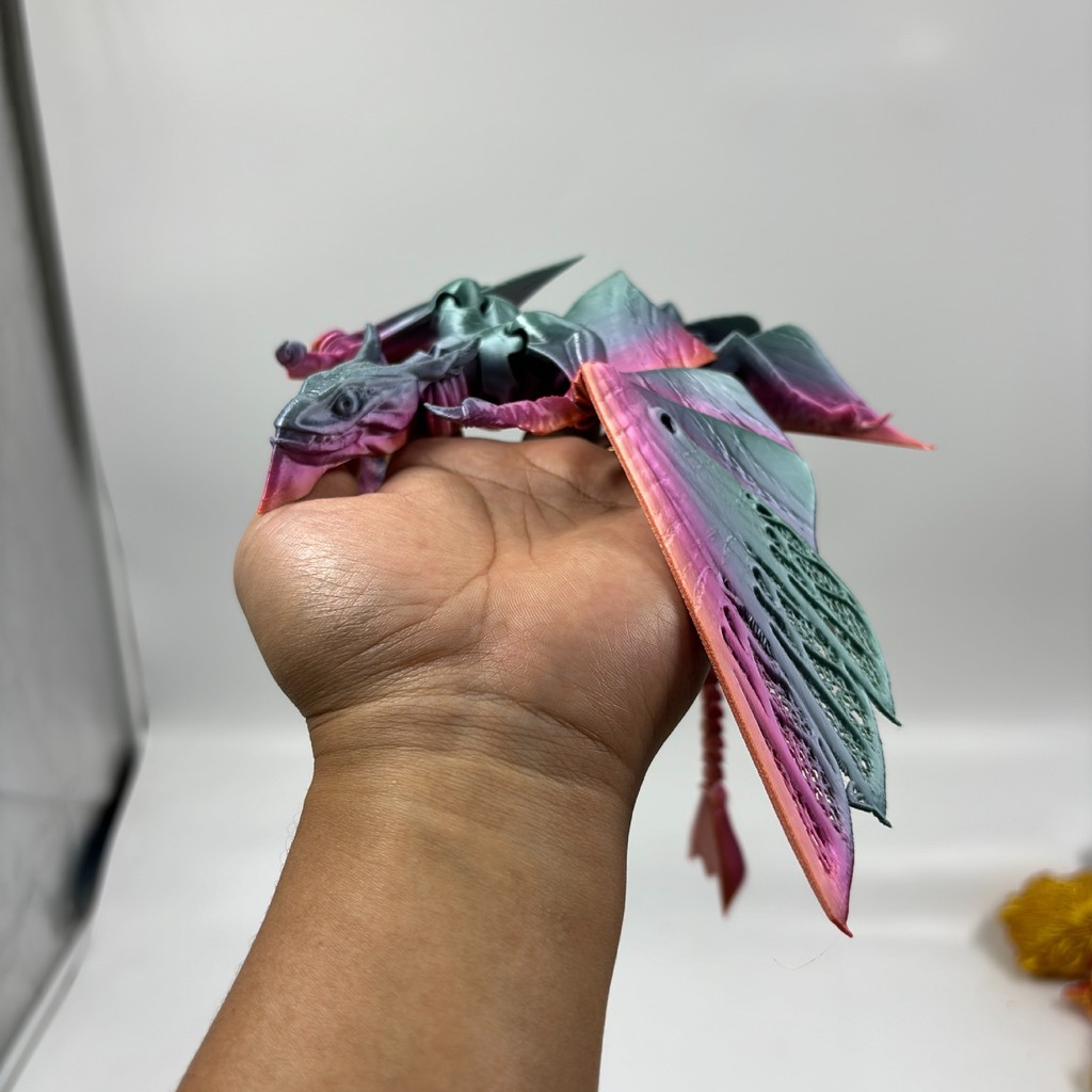3D การพิมพ์ผีเสื้อ Pteranodon เครื่องประดับ Avatar Flying Dragon ข้อต่อ Movable Creative Figures