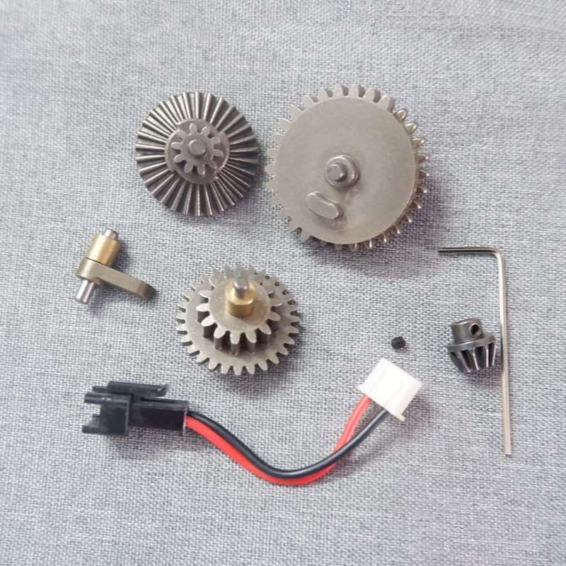 Renxiang AK47 อุปกรณ์เสริมดัดแปลงอะแดปเตอร์ 11.1V 102 74U เกียร์โลหะของเล่นเด็กรุ่นเกียร์