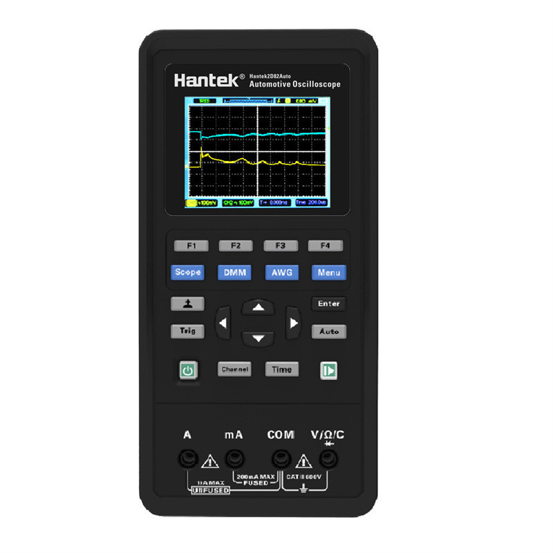 Hantek2D82AUTO รถ Oscilloscope การวินิจฉัยรถยนต์ Universal Oscilloscope สัญญาณมัลติมิเตอร์