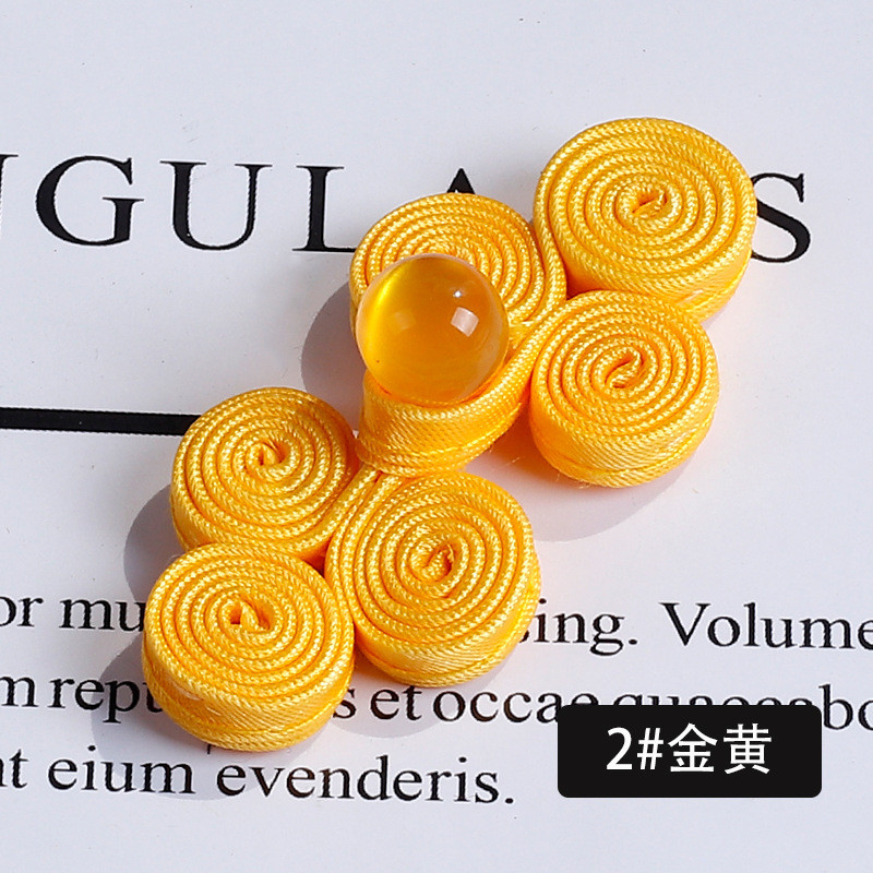 ปุ่มตกแต่งเสื้อผ้าสไตล์จีน สำหรับชุดฮันฟูและงานเย็บปักถักร้อย ออกแบบอินเทรนด์ - รูปที่ 4