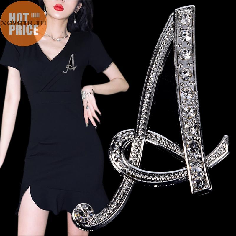XOITR เข็มกลัดคริสตัล Rhinestone สไตล์ช่อดอกไม้สำหรับผู้หญิง
