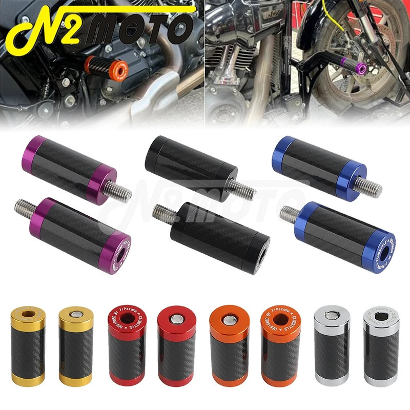 NT Pazoma Highway Peg รถจักรยานยนต์ Crash Bar Sliders สําหรับ Harley Touring Road Glide Sportster Softail 1 1/4 "เครื่อง