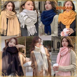 ROWANTH ผ้าพันคอกลมแคชเมียร์เลียนแบบ ขนาดใหญ่และหนามาก เหมาะ…