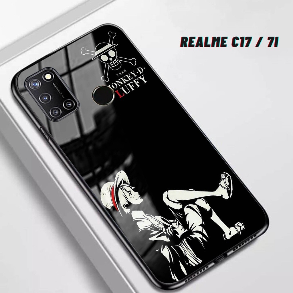 HP Softcase Glass Realme 7i/C17 - เคสโทรศัพท์สําหรับ Realme 7i/C17 - [ A20].