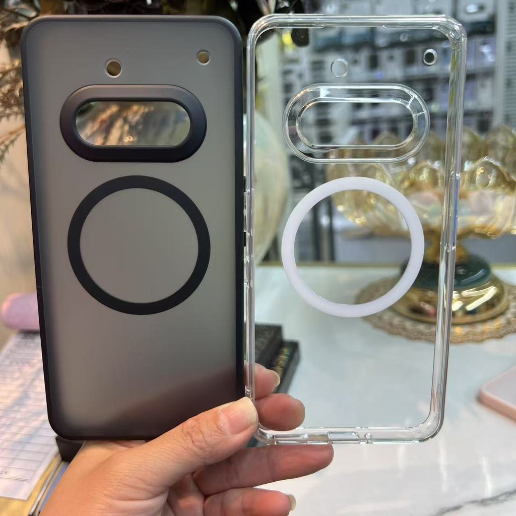 สําหรับไม่มีอะไรโทรศัพท์ 3 โทรศัพท์ 3APro phone2 กรณีกันกระแทก Hard ไร้สายชาร์จฝาครอบแม่เหล็ก &--*