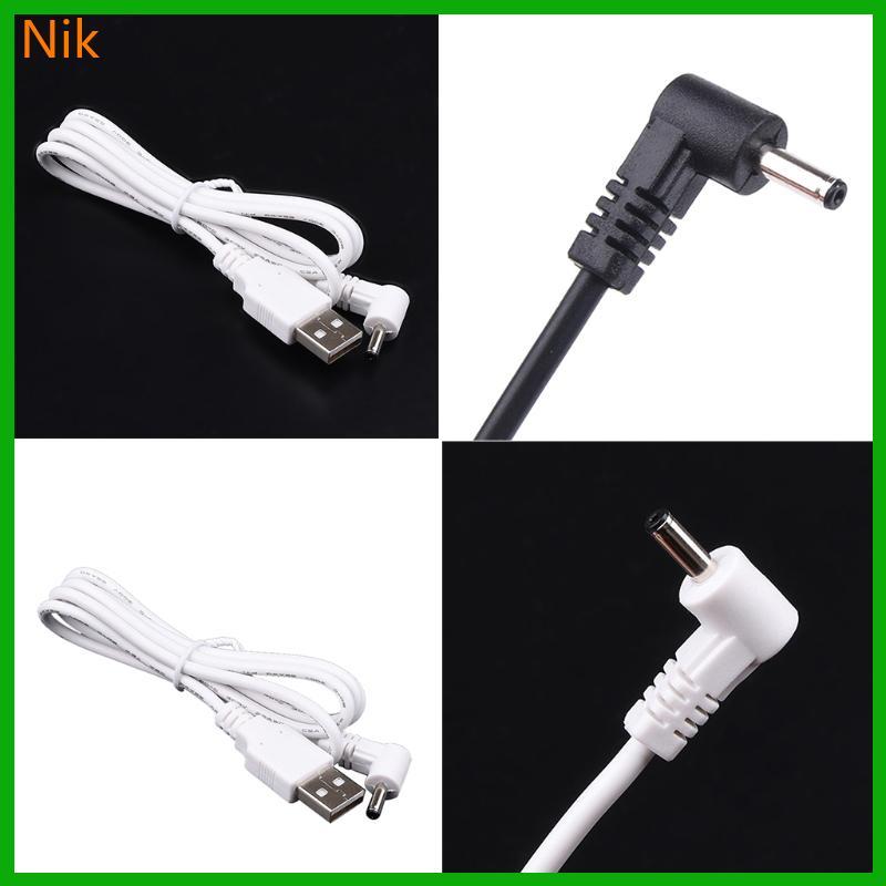 บ.น.ลค.ศ. USB Male to 90 Degree 3 5mmx1 35mm for Power Male Plug 5V Cable 100cm 3 3ft