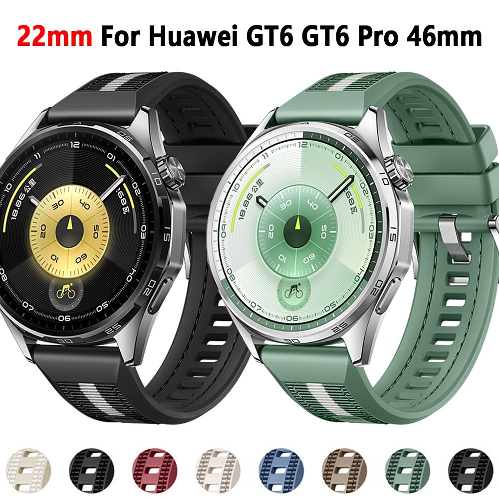 22 มม.สายคล้องคอสําหรับ Huawei GT6 GT6 Pro GT5 4 3 Pro 46 มม.อุปกรณ์เสริมสายนาฬิกา
