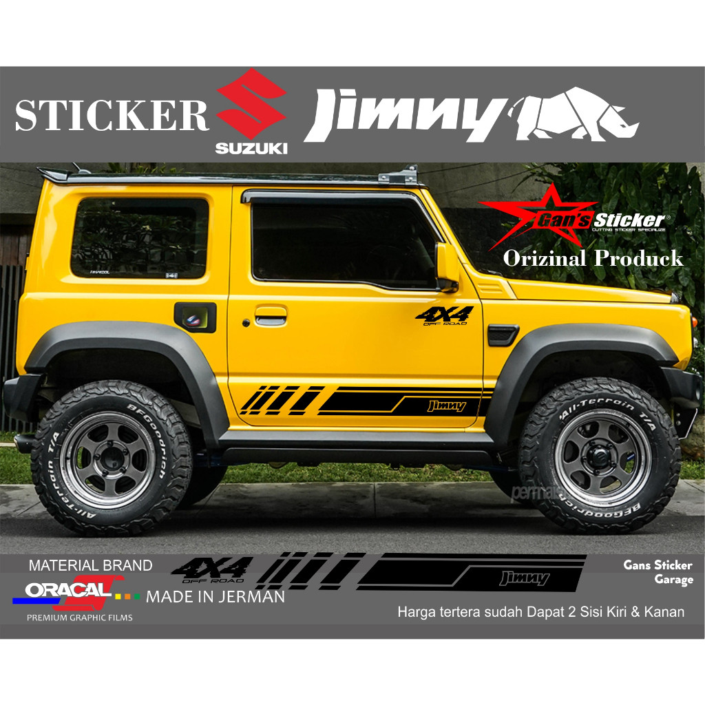 สติ๊กเกอร์ GNSTICKER suzuki jinny all new jiminy อุปกรณ์เสริม suzuki jinny