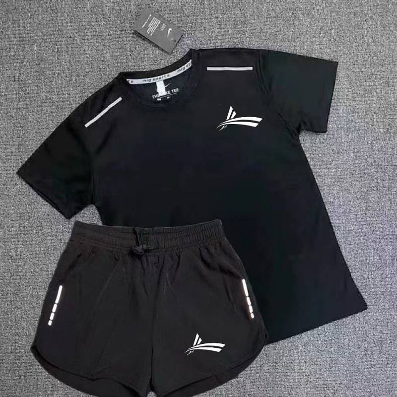 Hot Selling Training Quick-Drying Suit Men's and Women's Running Marathon Sports Short-Sleeved Short