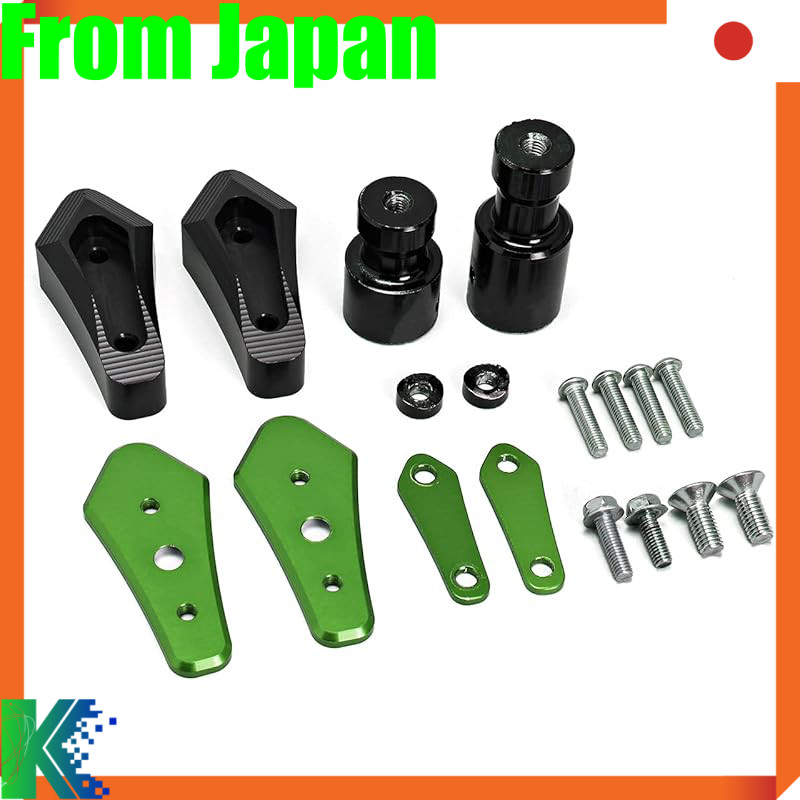 Endurance Bike Engine Slider Set Green Compatible with Ninja ZX-25R EK646ZX2A8