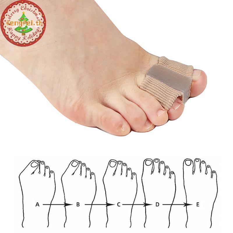 FENGFEI 1 ชิ้นซิลิโคน Toe Spreader Separator Bunion Hallux Valgus Corrector Thumb Finger Correction Straightener Foot Care เครื่องมือ TH