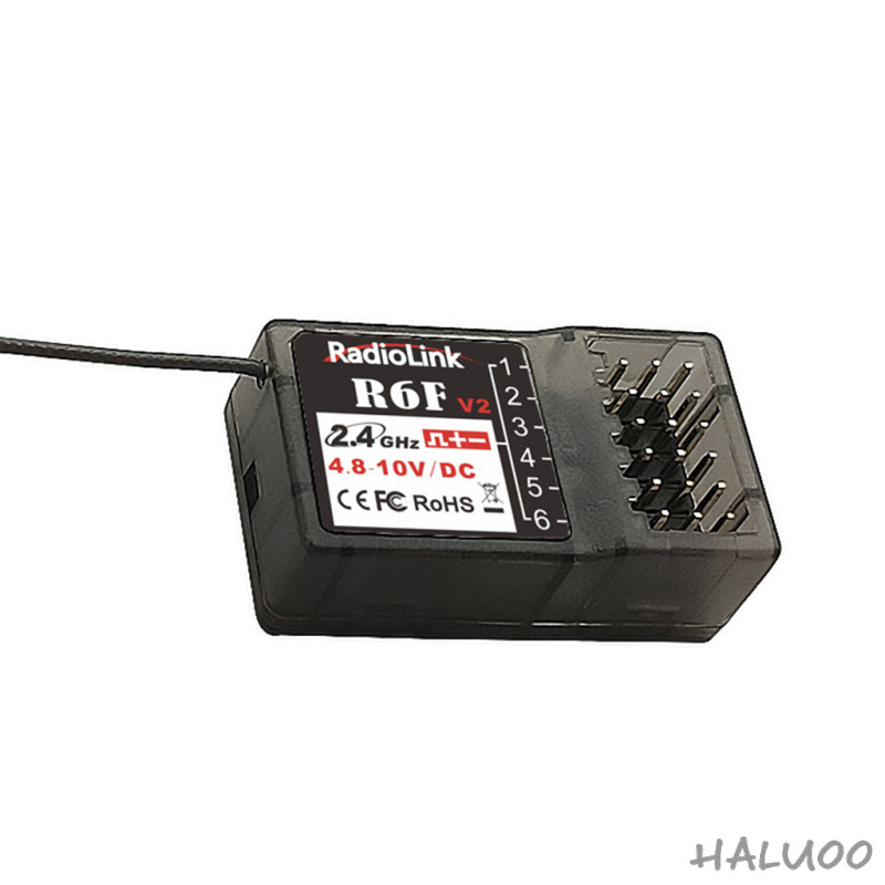 2.4G R6F 6 ช่อง RC Long Range Control สนับสนุน HV Servo สําหรับ RC6GS V2/RC4GS V2/RC6GS/RC4GS/RC3S/R