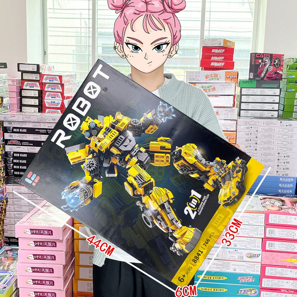 ใช้งานร่วมกับเลโก้บล็อกตัวต่อเปลี่ยนหุ่นยนต์ประกอบ Mecha 6-12 ปีเด็กการศึกษาของเล่นสถาบัน Enroll